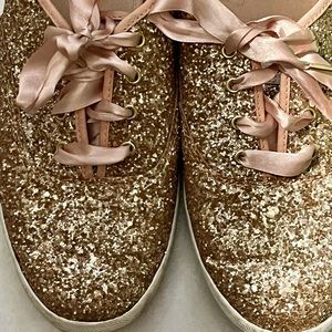 Keds Kate Spade Rose Gold Sz 11 sneakers